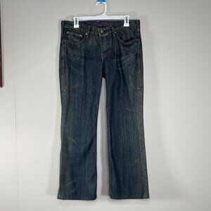 Vintage Levi's Black Star Bootcut Denim Jeans Men's 32 x 28 Blue Japan VTG